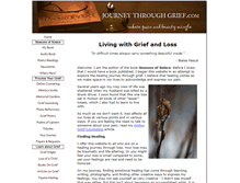 Tablet Screenshot of journey-through-grief.com